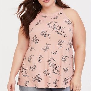Torrid Super Soft Pink Floral Top 2X